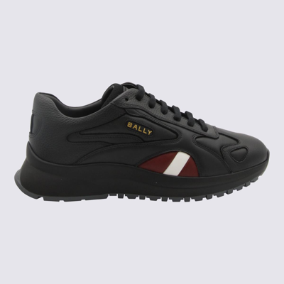 Bally Black Canvas S105 Sneakers In Multicolor