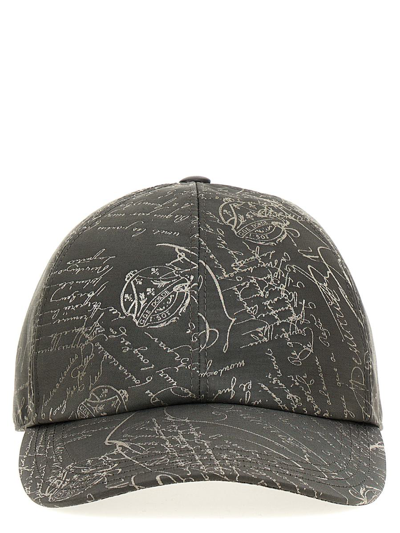 Berluti Scritto Cap In Grey