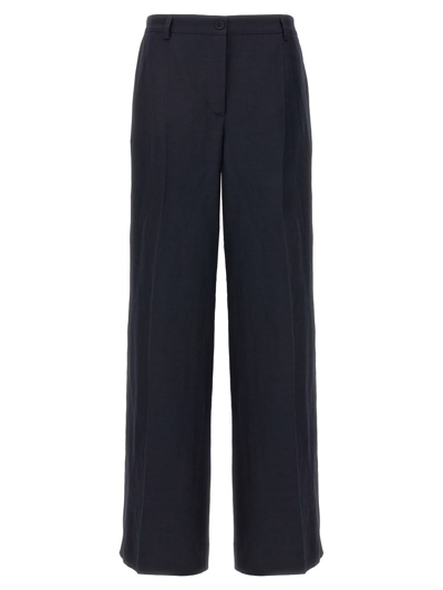 P.a.r.o.s.h Straight-leg Tailored Pants In Blue