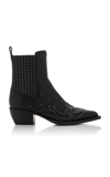 Golden Goose Debbie Beatles Ankle-length Cow Leather Boots In Black