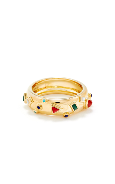 Yvonne Léon Women's Gemstone & 9k Gold Confetti Ring In Multi