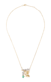 YVONNE LÉON TANGLED 18K YELLOW GOLD DIAMOND NECKLACE