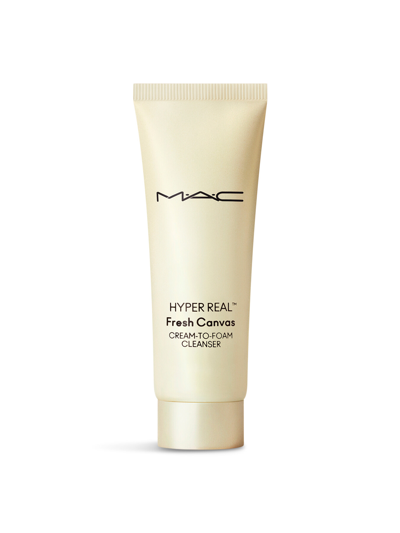 Mac Hyper Real Cream To Foam Cleanser 30ml In White