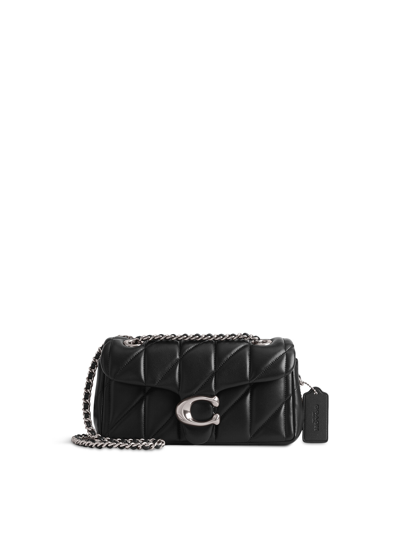 Coach Women's Quilted Tabby Shoulder 20 Black
