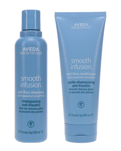 Aveda Unisex 6oz Smooth Infusion Anti Frizz Shampoo & Conditioner In White
