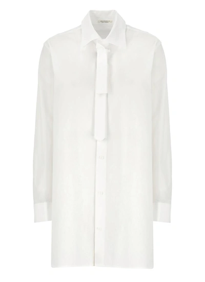 Yohji Yamamoto White Y's Cotton Shirt For Woman