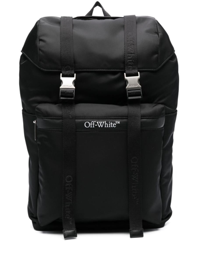 Off-white Outdoor Drawstring Backpack In Black No Color