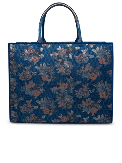 Furla Multicolor Fabric Bag In Blue