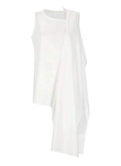 Y's Cotton Dress In White