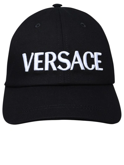 Versace Hats And Headbands In Black