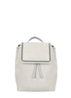 BRUNELLO CUCINELLI GREY SUEDE LEATHER BACKPACK