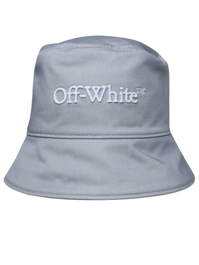 Off-white Ice Cotton Hat In Light Blue