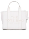 MARC JACOBS (THE) IVORY LEATHER MINI TOTE BAG