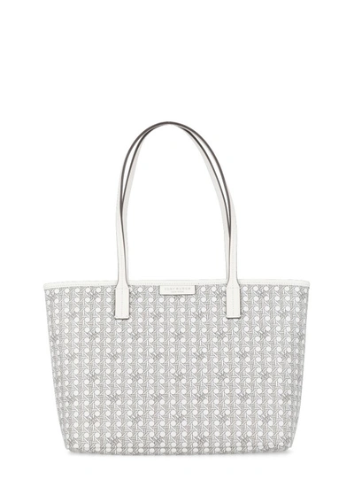 Tory Burch Ivory Shopping Bag In Neutrals