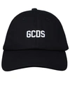 GCDS BLACK COTTON HAT