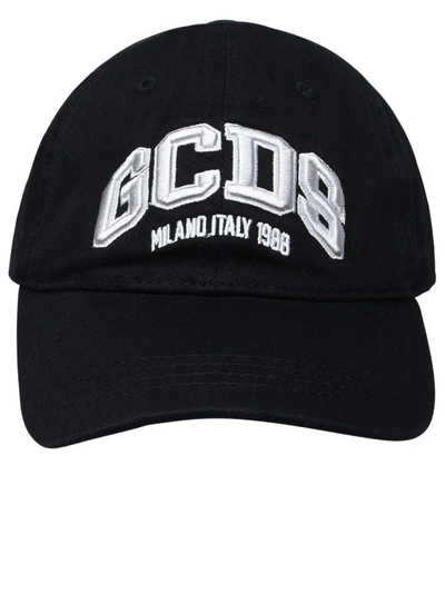 Gcds Black Cotton Hat