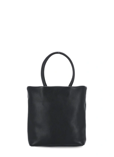 Fabiana Filippi Black Smooth Leather Shopping Bag