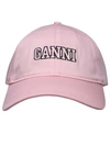 GANNI PINK COTTON HAT