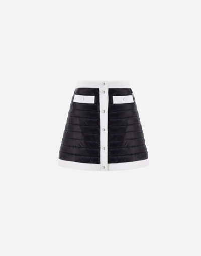 Herno Nylon Ultralight And Ecoage Skirt In Black