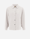 Herno Suede Effect Jacket In Ice
