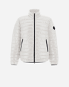 Herno Bomber Jacket In Gloss In White