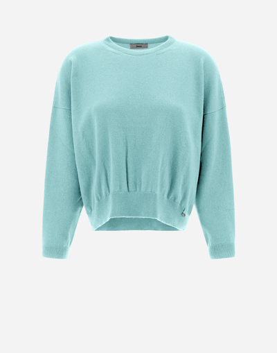 Herno Eternity Sweater In Aqua