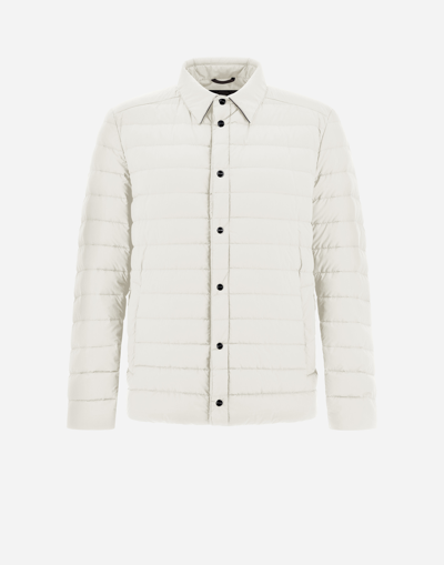 Herno Quilted Ecoage Shirt In White