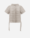 Herno Nylon Ultralight Cape Jacket In Chantilly