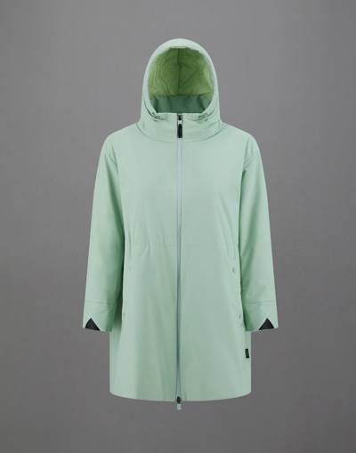 Herno Laminar Parka In Gore-tex Infinium Windstopper In Seafoam Green