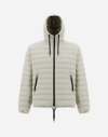 Herno Bomber Jacket In Ultralight Crease In Natural