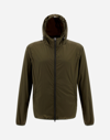 Herno Ultralight Matt Bomber Jacket In Light Military