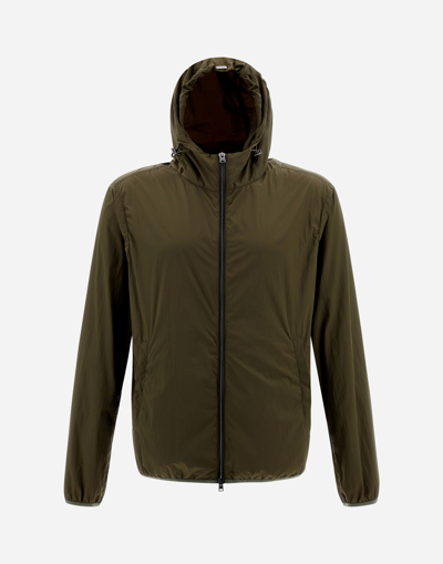 Herno Ultralight Matt Bomber Jacket In Light Military