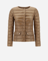 Herno Jacket In Nylon Ultralight In Camel