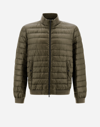 Herno Ultralight Nylon Bomber Jacket In Military