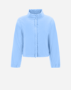 Herno Ecoage Bomber Jacket In Light Blue