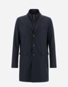 Herno Byron Raincoat In Blue