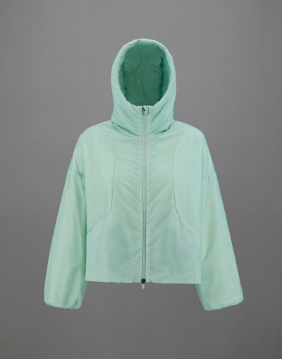 Herno Laminar Jacket In Translucent Ripstop In Seafoam Green