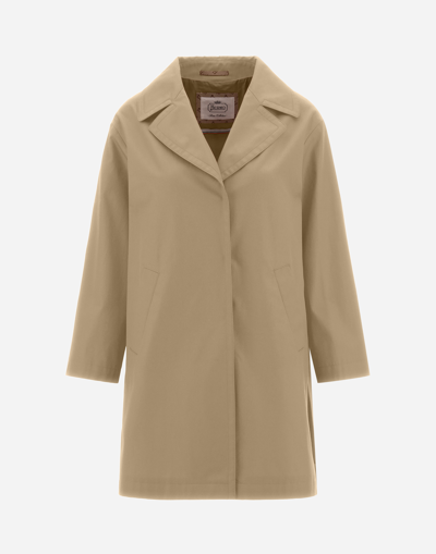 Herno Delon And Monogram Coat In Sand