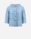 Herno Quilted Reversible Down Jacket In Slate