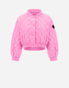 Herno Bomber Jacket In Nylon Ultralight In Pink