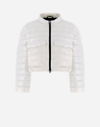 Herno Bomber Jacket In Gloss In White
