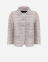 Herno Jacket In Nylon Ultralight In Grey Pearl