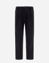 Herno ノンウォッシュド Light Scuba パンツ In Navy Blue