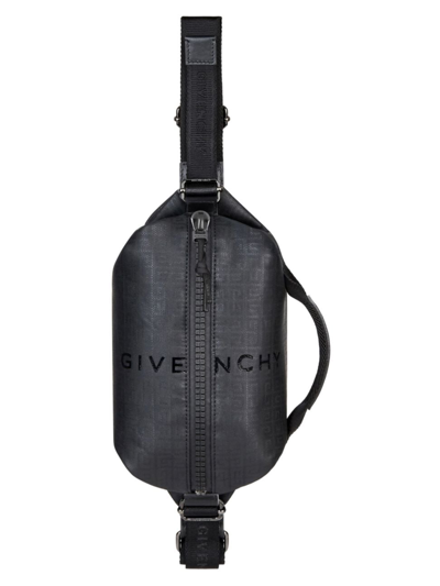 Givenchy Sac Ceinture G-zip En Nylon 4g In Black
