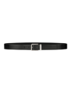 Givenchy Smooth Leather Gentleman Belt Accessories In Black