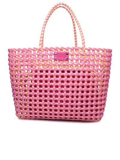 Msgm Borsa Basket In Pink