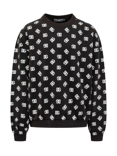 Dolce & Gabbana Sweatshirt Crew Neck. In Black