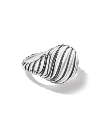 David Yurman Women's Sculpted Cable Pinky Ring In Sterling Silver, 13mm