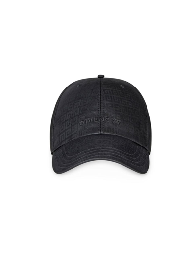 Givenchy Men's Embroidered Cap In 4g Nylon In Black