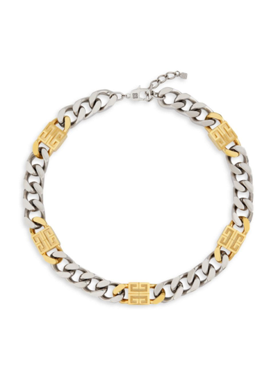 Givenchy Men's 4g Necklace In Metal In Golden Silvery